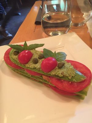 Raw Vegan Lasagna at Samsara in Cluj-napoca