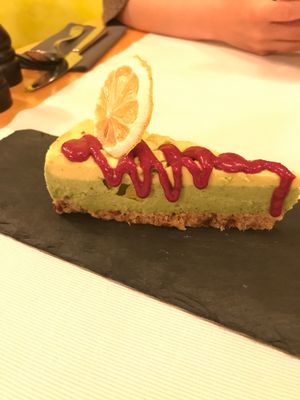 Raw cake with kiwi and pineapple  at Samsara in Cluj-napoca
