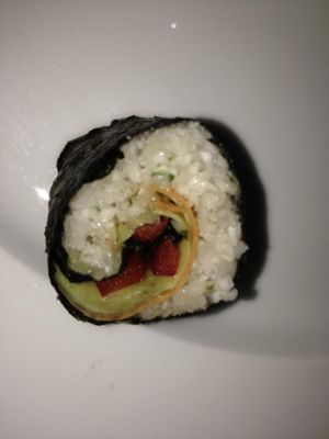 Samsara sushi closeup at Samsara in Cluj-napoca