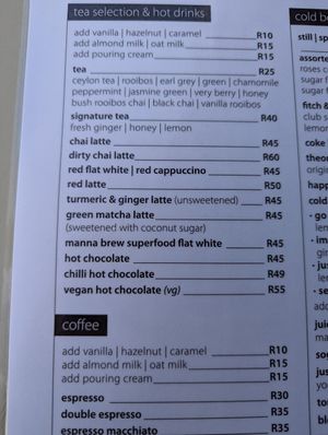  at Just Pure Bistro in Hermanus