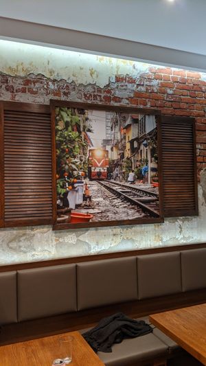 Window at Little Ha Noi in Warsaw