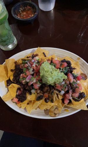 Nachos with mushrooms  at Fresa in Everett