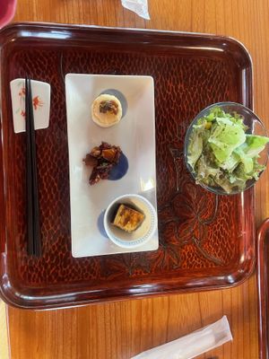   at Saien - Breakfast by Buddhist Monks in Hakone