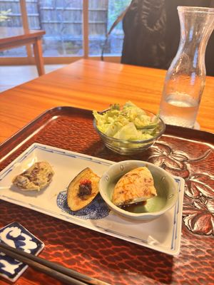   at Saien - Breakfast by Buddhist Monks in Hakone