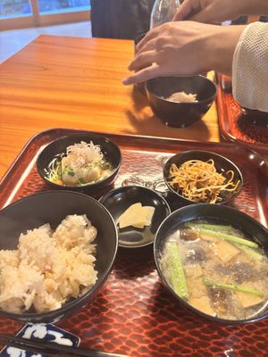   at Saien - Breakfast by Buddhist Monks in Hakone