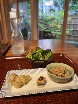   at Saien - Breakfast by Buddhist Monks in Hakone