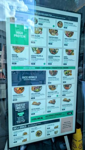 Menu at Choppaluna - Wembley in North West London