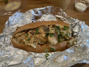 Oysta Mushroom Roll  at Pretty Good Advice - Santa Cruz in Santa Cruz