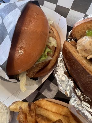 Chicken sando  at Pretty Good Advice - Santa Cruz in Santa Cruz