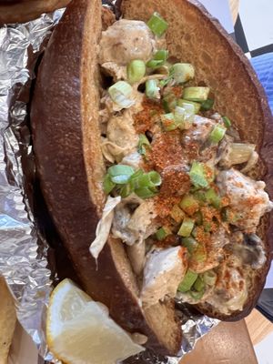 Lobster roll  at Pretty Good Advice - Santa Cruz in Santa Cruz