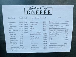  at Giddy Cup Coffee in Aberdeen