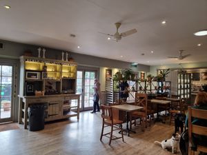 Interior at The Potting Shed Café  in Morden