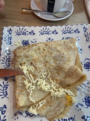 Crep de jamón y queso   at Sura Cafè & Crêpes in Barcelona