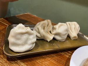 Mushroom khinkali  at Aba-Ra! in East London