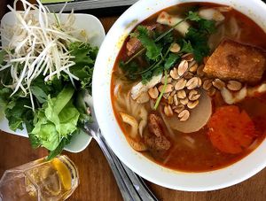 The best soup I've had in my life at Vi Dieu in Phan Thiet