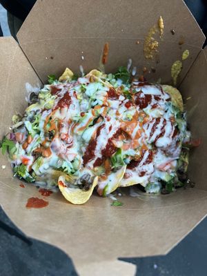Nacho supreme at Vegan it Should Bee in Palmdale