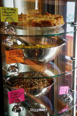 good food at Breathe Bookstore Cafe in Baltimore