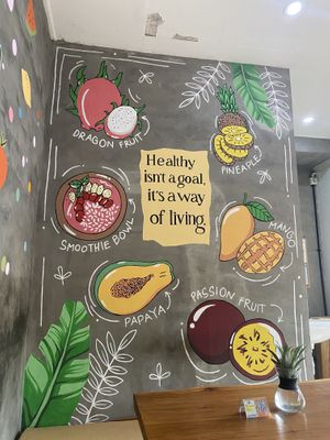 Colourful design  at Get Fruity in Gianyar