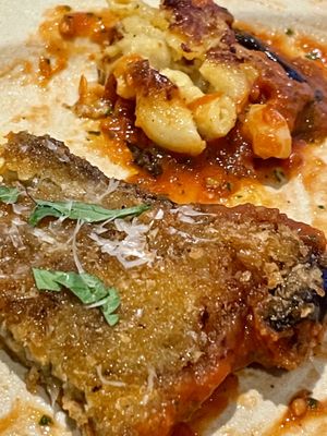 While I am eating eggplant schnitzel  at Weirdough - 위어도우 in Seoul