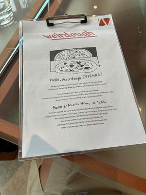 Korean & English menu are prepared  at Weirdough - 위어도우 in Seoul