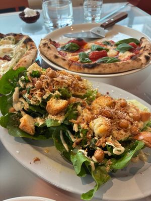 Caesar salad. Savory & Tangy. Crunch & fresh. I loved it   at Weirdough - 위어도우 in Seoul