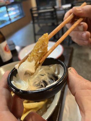 Fish from platter  at SEN Legend in East Brisbane