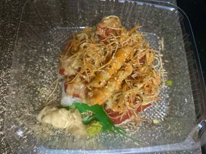 Vegan red dragon roll   at Haru Haru in Auburn