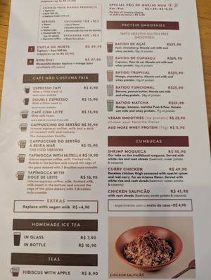 Drinks, snacks at Tapí Tapioca - Botafogo in Rio De Janeiro