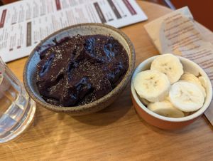 Acai with banana at Tapí Tapioca - Botafogo in Rio De Janeiro