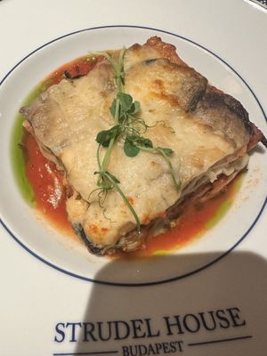 Eggplant lasagna   at Strudel House Budapest - Első Pesti Rétesház in Budapest