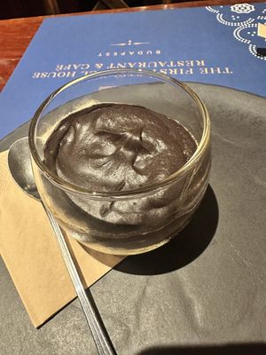 Chocolate mousse dessert   at Strudel House Budapest - Első Pesti Rétesház in Budapest