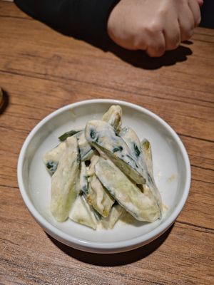 Cucumber salad at Vegan Eat Tokyo in Tokyo