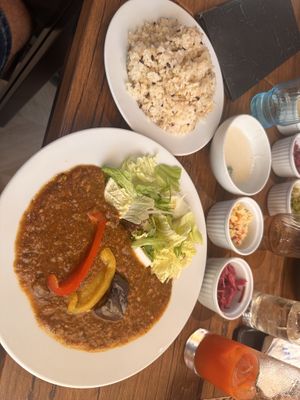 Curry dish  at Vegan Eat Tokyo in Tokyo