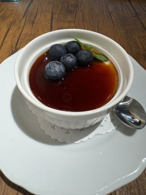 Soy flan dessert   at Vegan Eat Tokyo in Tokyo