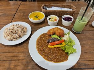Vegan Curry with Katsu at Vegan Eat Tokyo in Tokyo