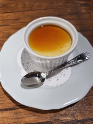 Flan at Vegan Eat Tokyo in Tokyo