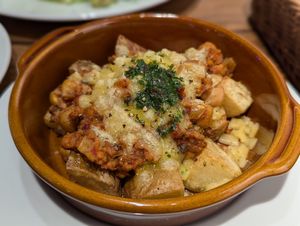 Chili cheese potatoes at Vegan Eat Tokyo in Tokyo