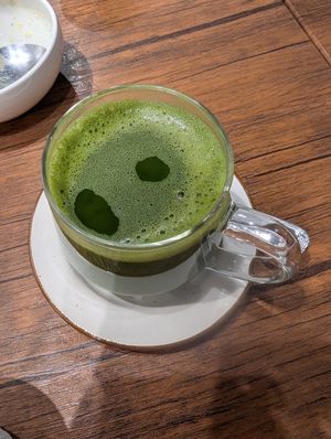 Japanese Green Tea, natch. 🙂 at Vegan Eat Tokyo in Tokyo