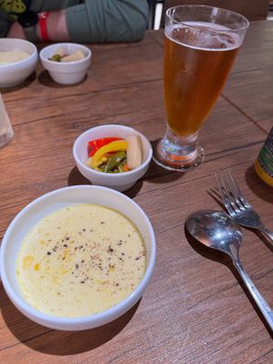 Soup of the Day, and Beer at Vegan Eat Tokyo in Tokyo
