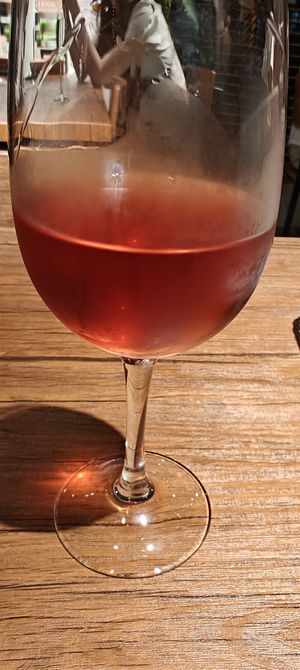 Rose wine, part of the Dinner Set at Vegan Eat Tokyo in Tokyo