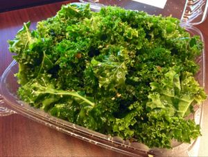 Kale salad to-go.  at Nature's Market Cafe in Melbourne