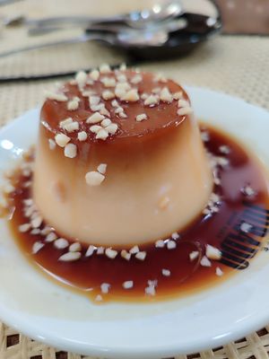 Flan de coco at Kapivar in Colmenar Viejo