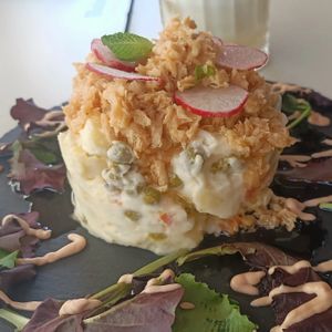 Ensaladilla at Kapivar in Colmenar Viejo