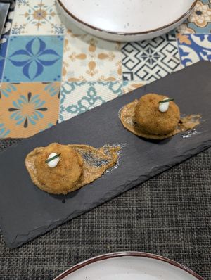 croquettes at Kapivar in Colmenar Viejo
