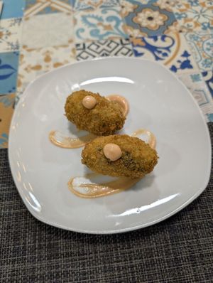 croquettes at Kapivar in Colmenar Viejo