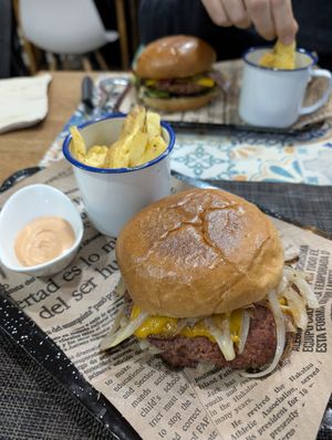 burger at Kapivar in Colmenar Viejo