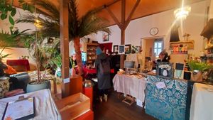 Inside, you feel at home at Café Varme in Berlin