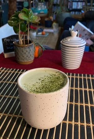 Matcha Latte at Café Varme in Berlin