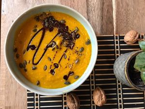 Pumpkin Soup at Café Varme in Berlin