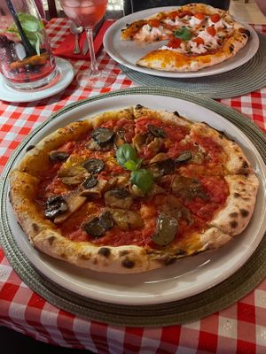 Vegan Tartufo at Pizaria Borba in Azeitao